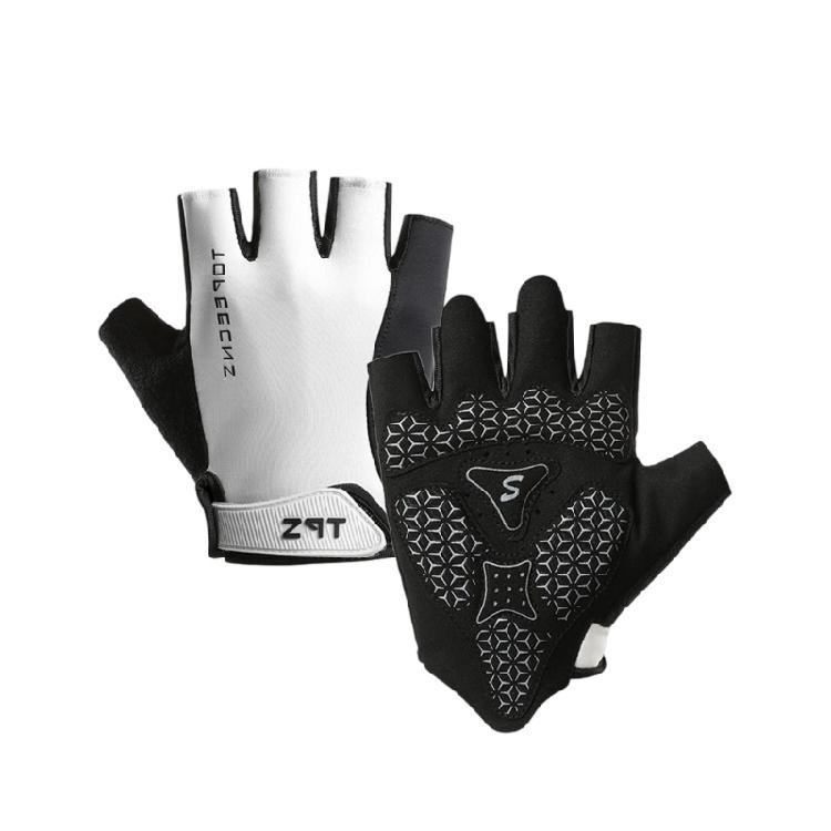 Wear Resistance Workout Glove Nonslip Breathable Workout Glove Fingerless Cycling Glove for Fitness and Training M