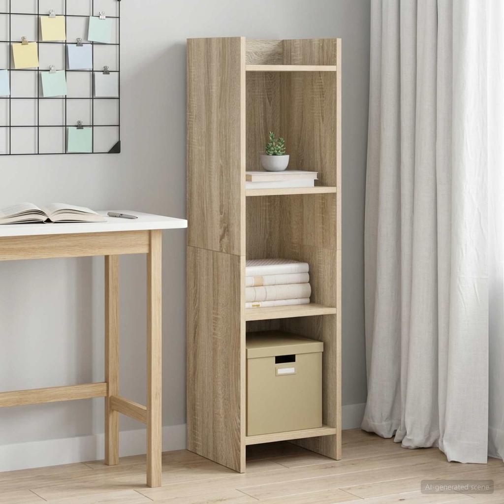 Bookshelf Sonoma Oak 30 x 30 x 111 cm Particleboard
