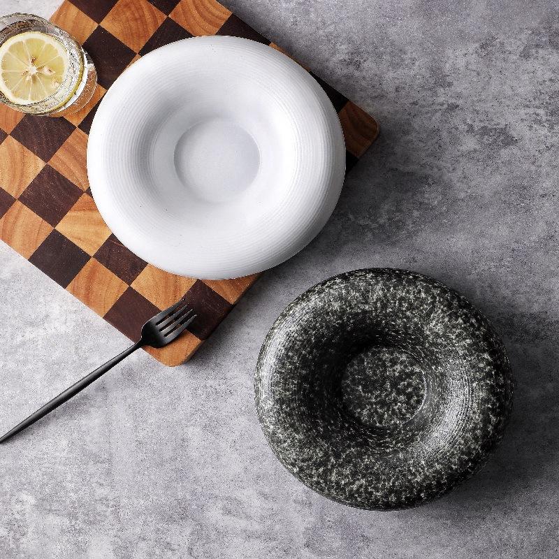 Artistic Dishes, Tableware, Special Insulation Dishes, Cold Dishes, Ceramic Dessert Dishes, Restaurant Seats.