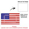 Personalized Flag Custom American Flag 2X3ft Design Your Image Fun Tapestry Poster For Dorm Living Room Bedroom Decoration