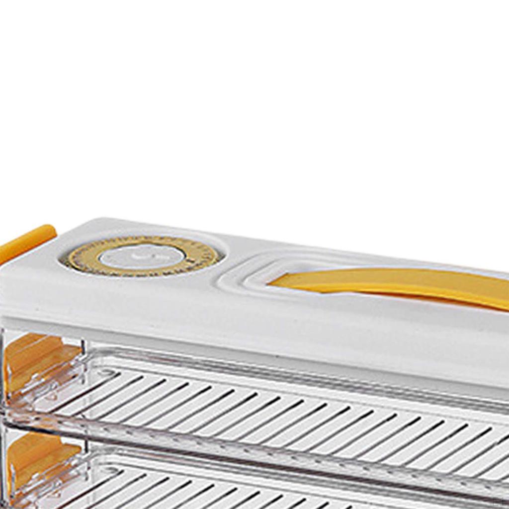 Refrigerator Dumpling Organizer Box Transparent Multi-layer Holder Freezing Tray