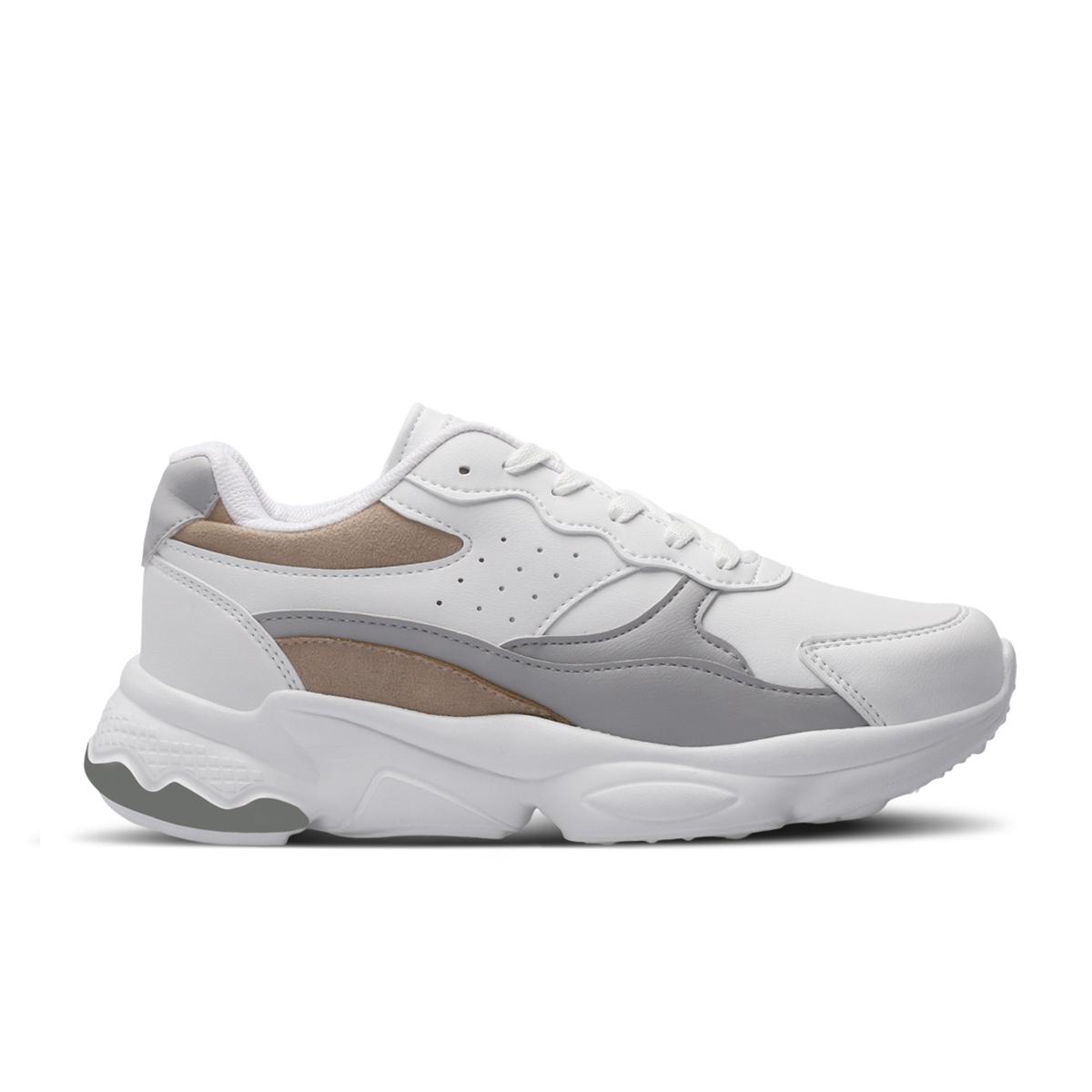 

ZOLA-White/Grey Women s Sneakers 36 серый/белый