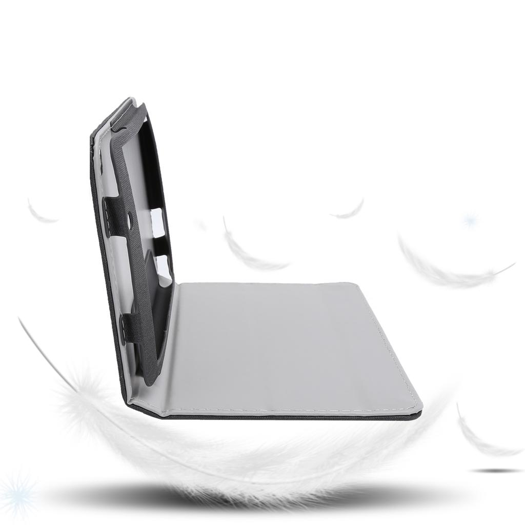 Tablet PU Case AntiFall AntiSlip Stand Cover Computer Supplies for   iplay 8T(Black )