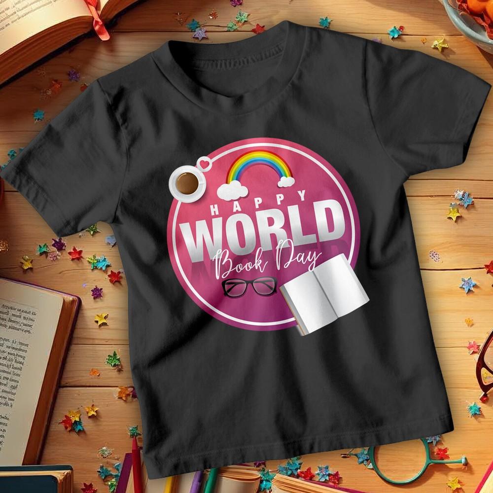 

Boys And Girls Happy World Book Day T-Shirts Tee Costume Outfits Apparel #WBD M