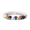 Colorful Beads Yoga Balance Energy Beads Volcanic Stone Bracelet Necklace Jewelry Bracelet Women's Bracelet