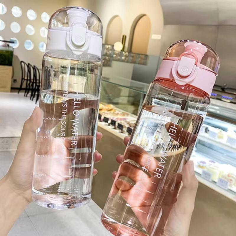 1pc Spring Summer 780ml Large Capacity Portable Water Bottle For Drinking Tea Mug Gym Outdoor Sport Camping Supplies Leakproof