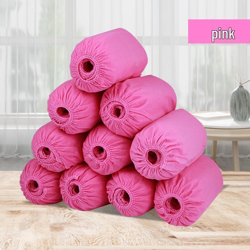

Extra Thick Non-Slip Disposable Shoe Covers for Indoor Use 300g Extra Thick (Pack of 100) розовый