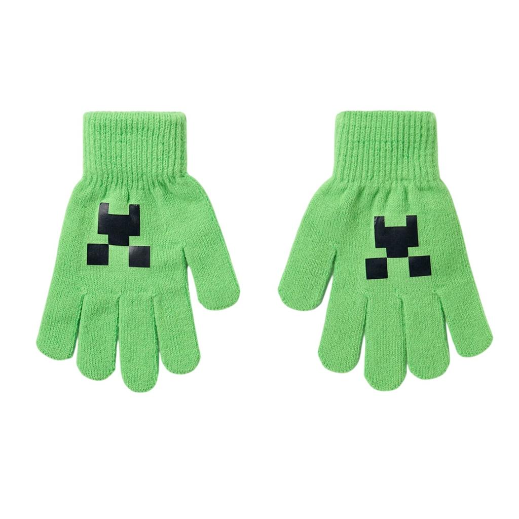 Minecraft Boys Creeper Hat Gloves And Scarf Set (Pack of 3)
