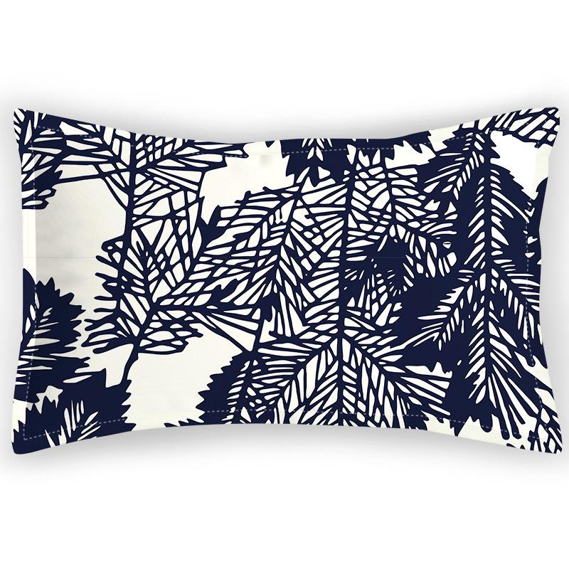 Japanese Style Pillowcase Velvet Satin Satin Fabric Pillowcase Digital Printed Twill Furniture Pillowcase