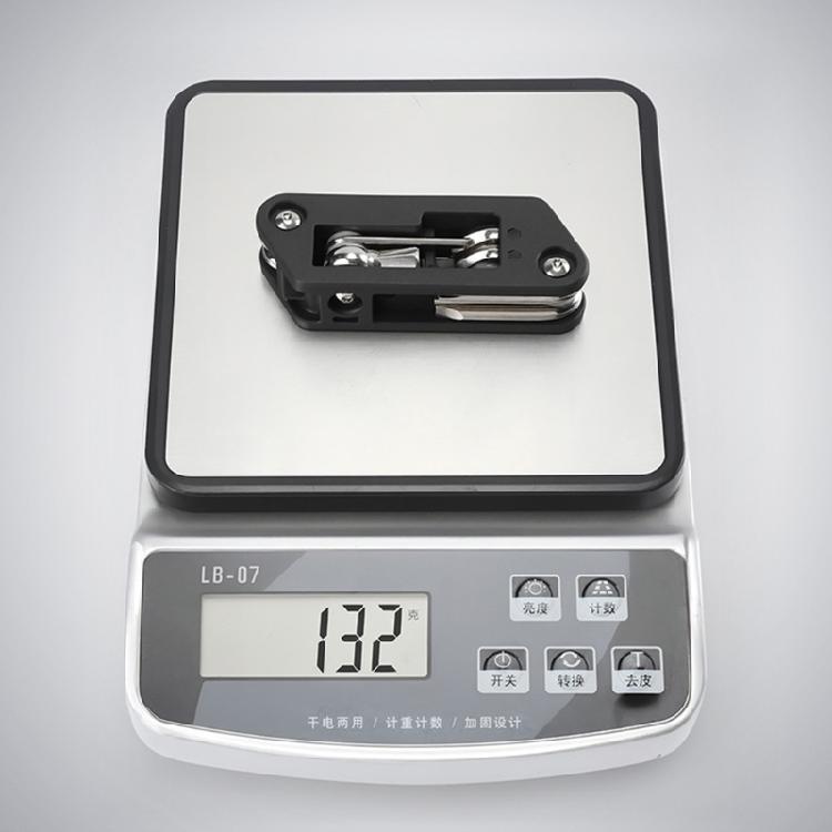 Portable Folding Hexagonal Spoke Wrench Space Saving Mountain Bike Screwdriver Tool for Bicycles Repair and Maintenance