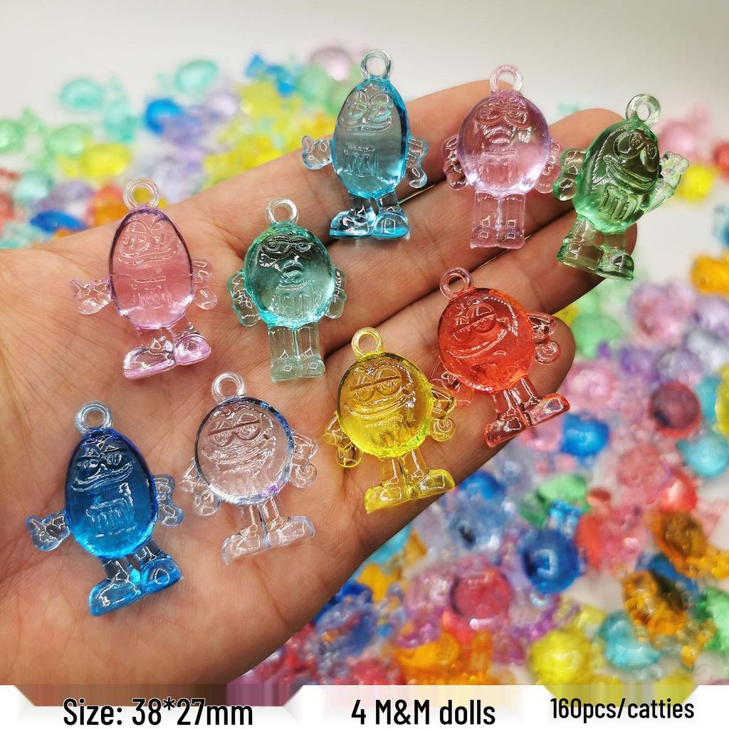 Colorful Mini Acrylic Milk Bottle Cartoon Ornaments - Cute Handmade DIY Decorative Accessories