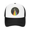 Queer UFO Rainbow Alien Abduction LGBT Gay Pride Mesh Baseball Cap Adult Trucker Hat  Adjustable Polyester Fishing Hat