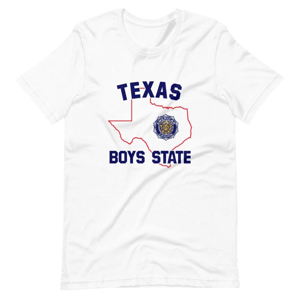 TEXAS BOYS STATE Politics A24 White Tee Short-Sleeve Unisex T-Shirt 2XL