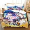 New 3D Print Anime Honkai Impact 3 Bedding Set Three-piece Set Adult Kid Bedroom Duvet Cover Sets Home Textiles Birthday Gifts