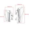 Motorcycle Middle Frame Air Deflector Replacement Heat Shield Deflector for 2001-2008 Models Engine Guard Protection
