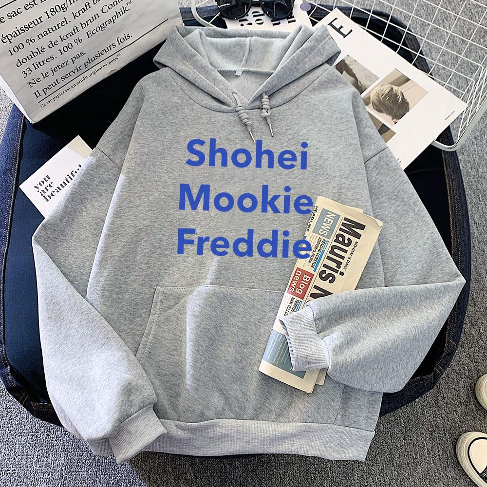 Shohei Mookie Freddie Freeman Baseballer Hoodies Men Sweatshirts Ropa Mujer Sudaderas Hooded Pullovers Girl