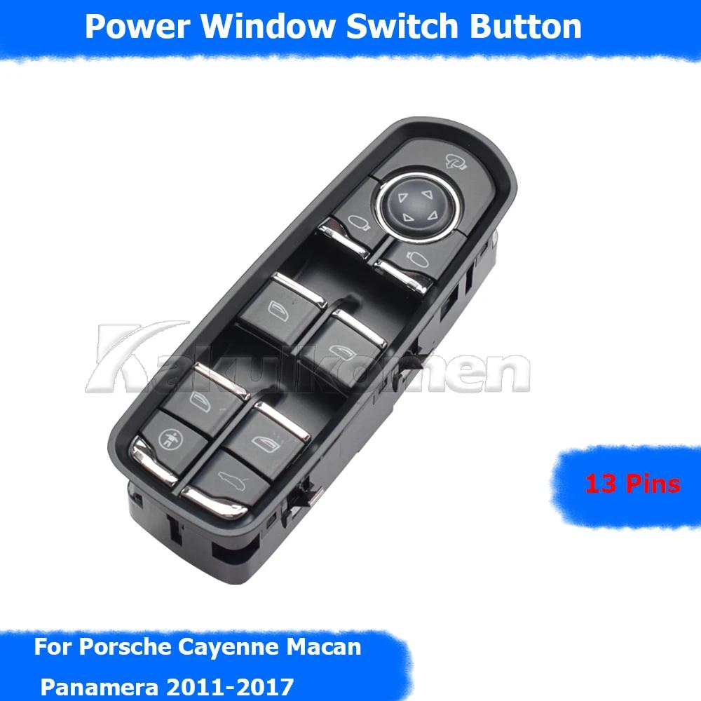 7PP959858MDML Power Window Switch for Porsche Panamera Cayenne Macan Car Electric Power Closing Window Panel Switch 10 Buttons