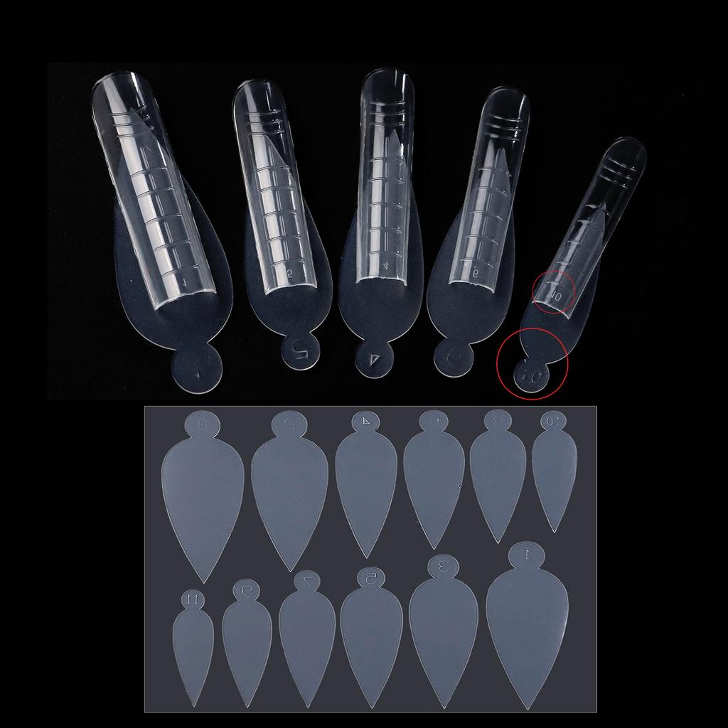 Nail Form Mould French Line Stickers for Nail Extensions Reusable Manicure Tools French Nail Tips Drawing Guide Stickers