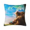 D-Dragon Quest Slime Pillow Case Cushion Cover Square Custom Diy Pillow Cover Fashion Pillowcases For Living Room Chair