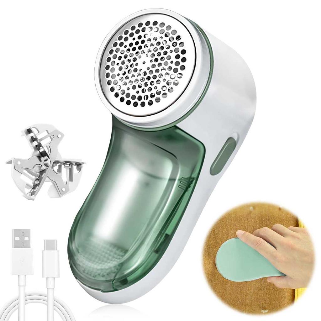 Portable USB Rechargeable Hair Remover, LED Display Electric Hair Ball Trimmer, Suitable for Clothes, Bedding, Sofas, Etc