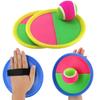 Sticky Rackets with Hard Ball Set Outdoor Toss and Catch Game for Family Backyard Camping Holiday Parties Fun Interactive JXB