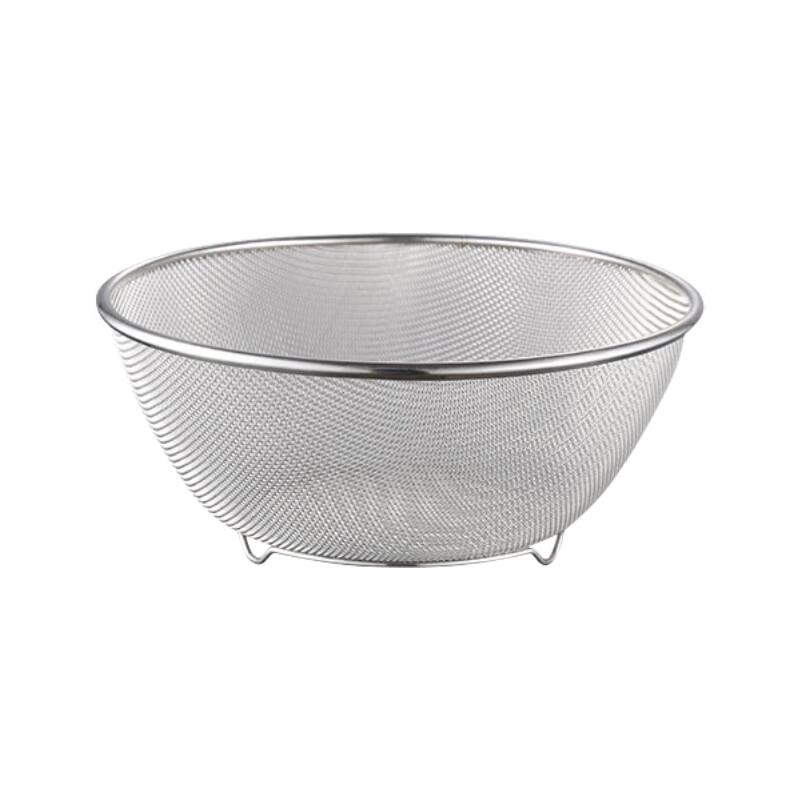 Mansou 304 Edelstahl Rührschüssel- & Sieb-Set mit Skala