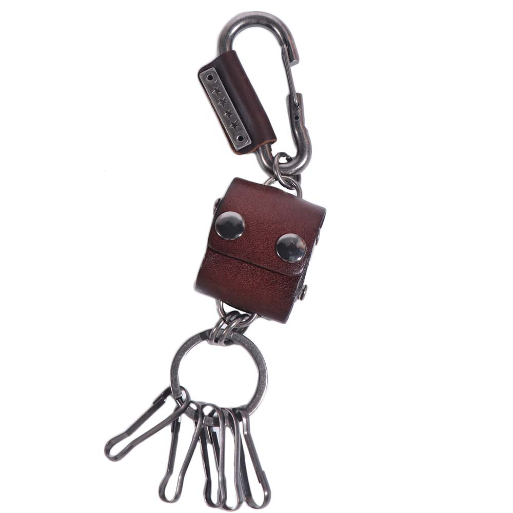 Alloy Dice Key Chain Leather Backpack Hanging Dice Model Keychain Vintage Style Ins Cool Cowhide Key Chain Jewelry Gifts