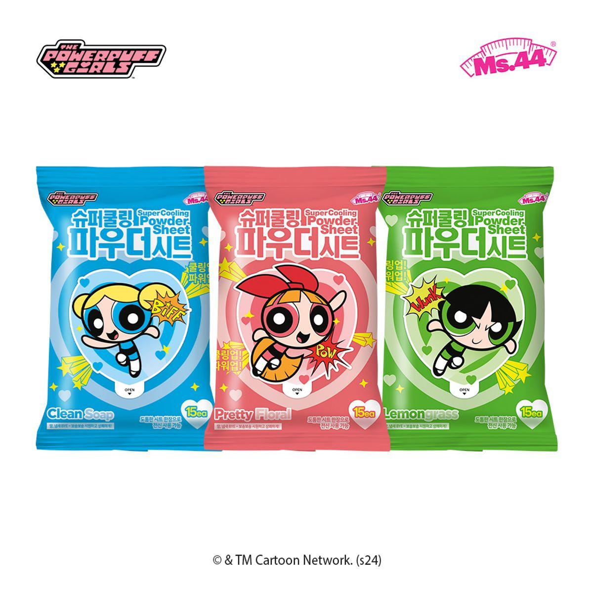 [Powerpuff Girls Edition] Miss Sasa Powder Sheets 3 Types Lemongrass
