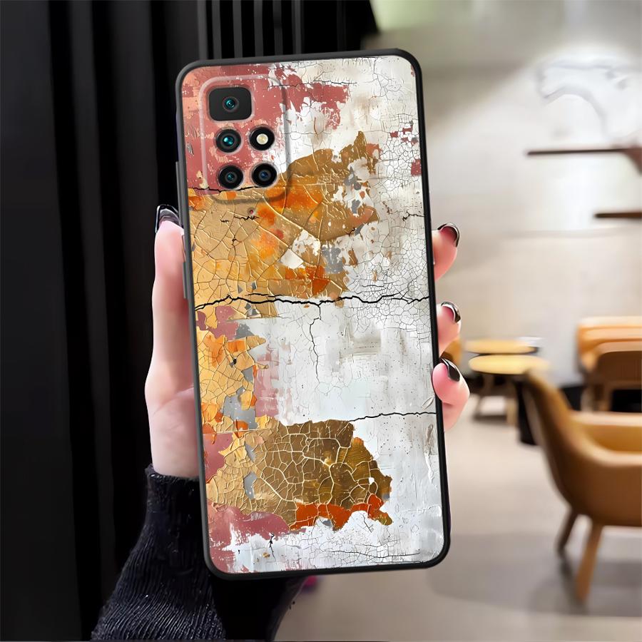 Retro Rust Marks Case for Xiaomi Redmi 9A 9C A5 A1 A2 Plus 10 K40 K50 Gaming 13C 12C K60 9T 12 Funda Phone Cover