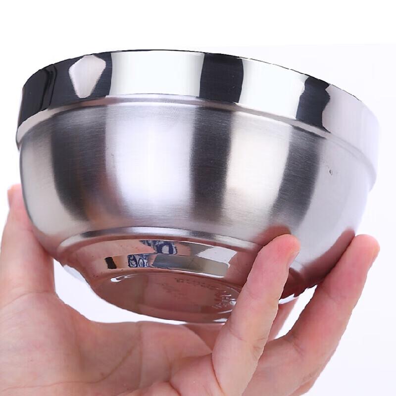 Zebian 304 Stainless Steel Double-Layer Insulated Bowl Set