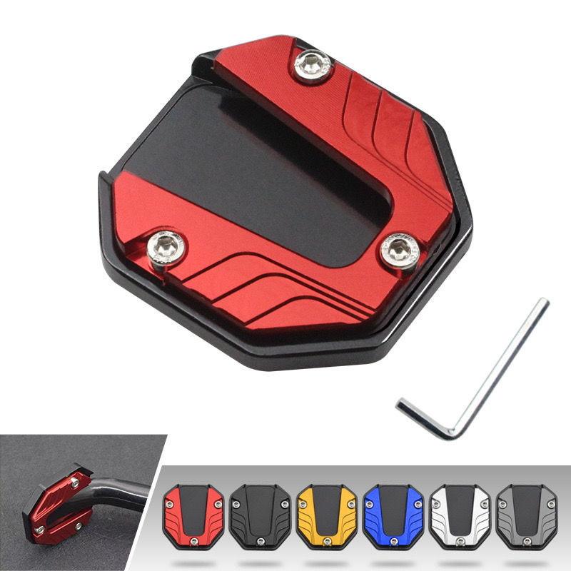 New Motorcycle Bike Parking Kickstand Extender Foot Side Stand Pad Support Plate Motorbike Accessories