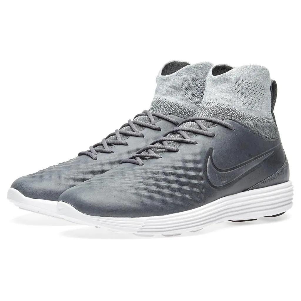 Nike Lunar Magista 2 Flyknit 'Dark Grey' (Unisex) Dark Grey / Dark Grey-Wolf Grey-White Running Shoes 852614 002