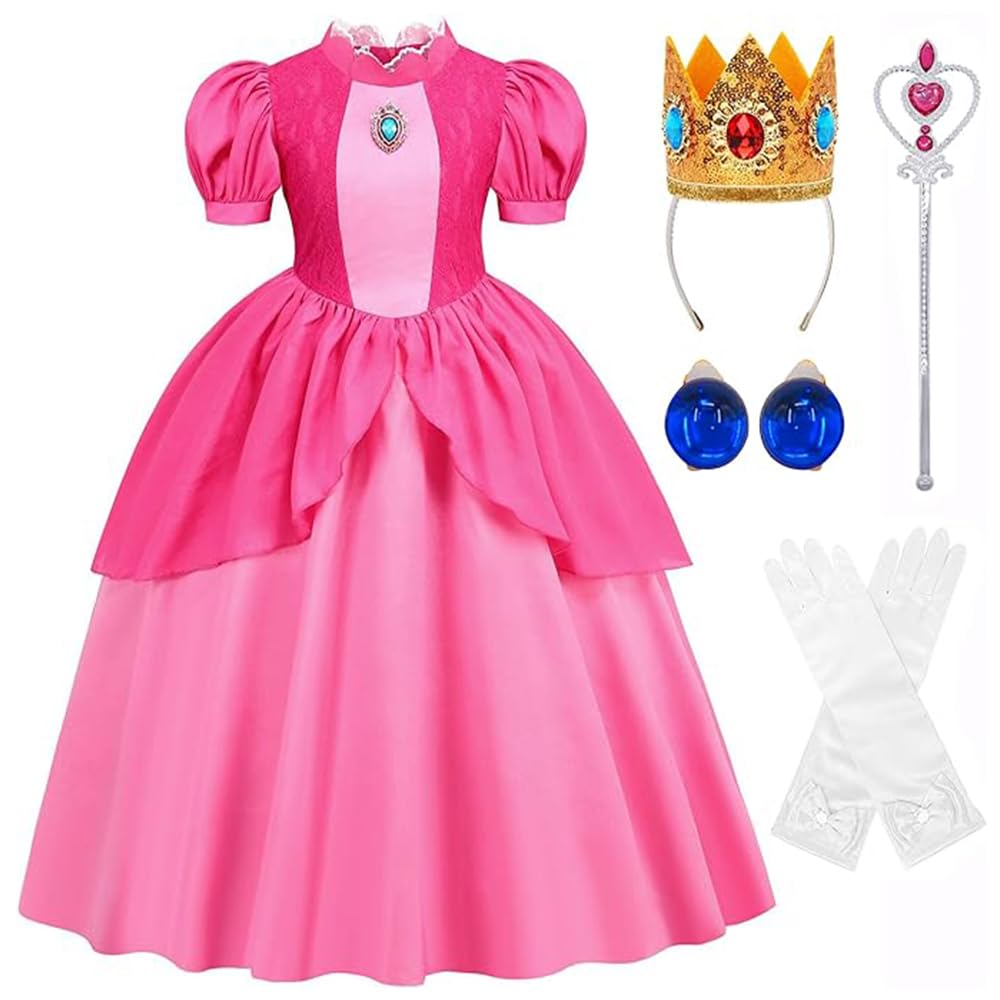 

Princess Dress for Princess One Kids Princess Fancy One Princess Kids Commemorative Photo Stage Shichigosan Fancy Pink 120 [AOTYP] Kids, Cosplay, розовый