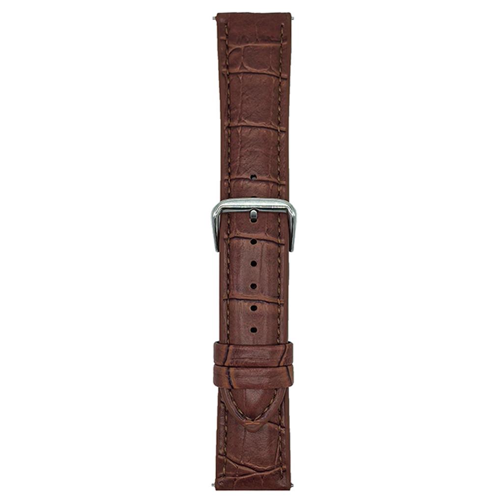 22mm Replacement Strap for Huawei Watch GT 5 46mm/5 Pro 46mm Bamboo Pattern Leather Watch Band