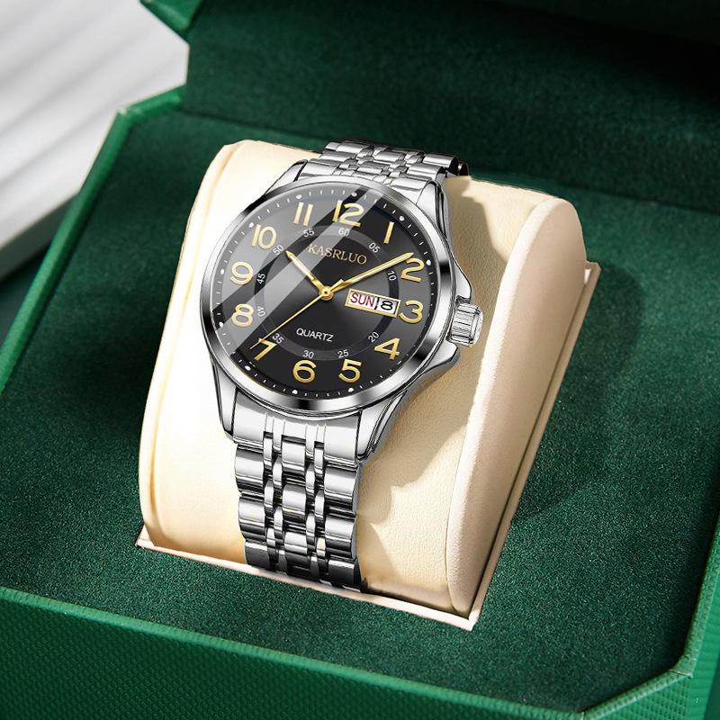 Watch Men'S Digital Fully Automatic Quartz Watch Business Waterproof Fashion Versatile Casual Watch
