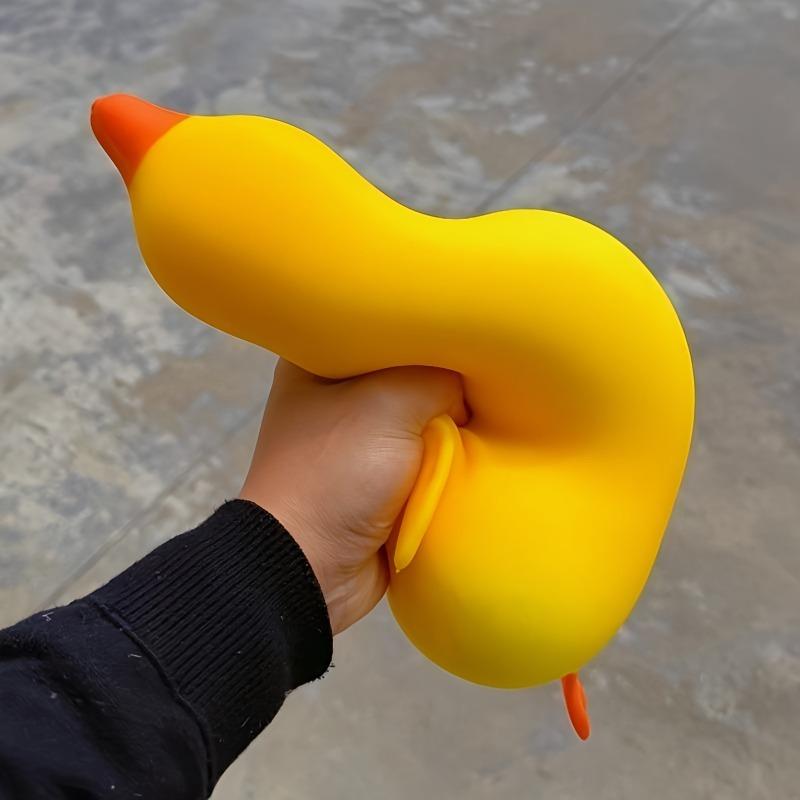 Giocattolo Spremibile Anatra Gialla Jumbo, Oca Carina da Spremere, Sollievo dallo Stress, Animale Elastico, Giocattolo Fidget, Regalo per Adulti e Amici