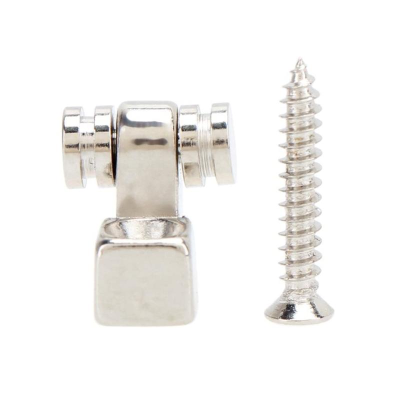 Electric Guitar String Tree with Mounting Screws,2-Piece Pack (Chrome)