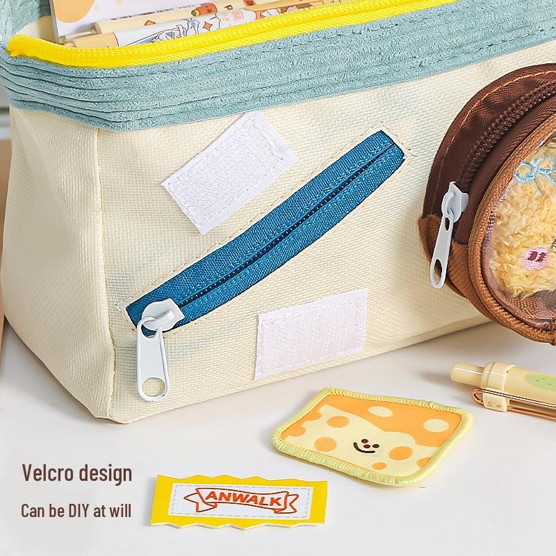 Cute High Capacity Pencil Case - Stylish Stationery Box for Students