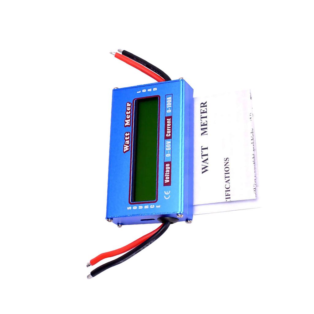 RC Wattmeter 100A Leistungsanalysator Digital LCD Balance Batteriespannungsprüfer