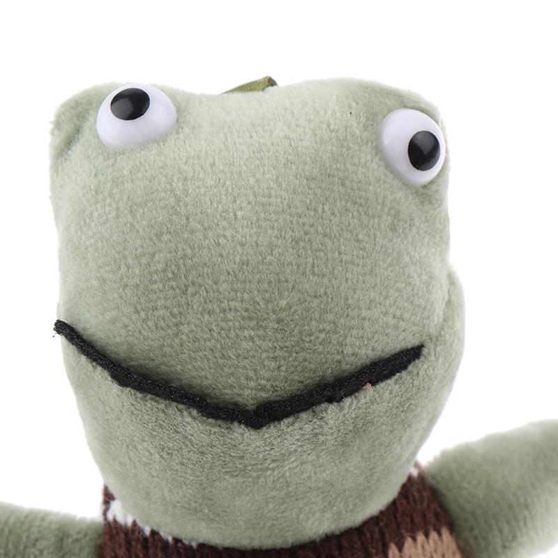 1Pc Plush Funny Cartoon Leather Pants Frog Plush Keychains Pendant Bag Ornaments Soft Stuffed Animal Toy Kids