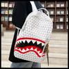 Schoolbag new large-capacity student schoolbag personalized shark funny creative backpack ugly cute travel commuter backpack
