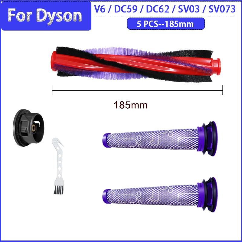 Roller Brush Pre-Filters for Dyson V6 DC59 DC62 SV03 SV073 Cordless Vacuum Cleaner Accessories Replacement Parts