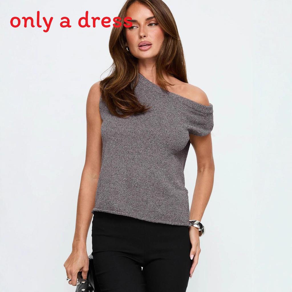 Street Style Womens Knit Camisole With Off Shoulder Design For Summer Fashion