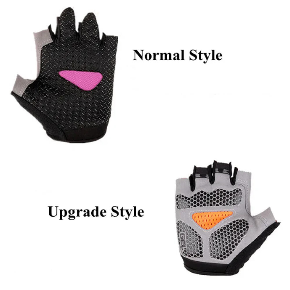 Professional Gym Fitness Breathable Anti-Slip Women Men Half Finger Summer Fishing Cycling Gloves Female Bicycle Bike 1 Pair