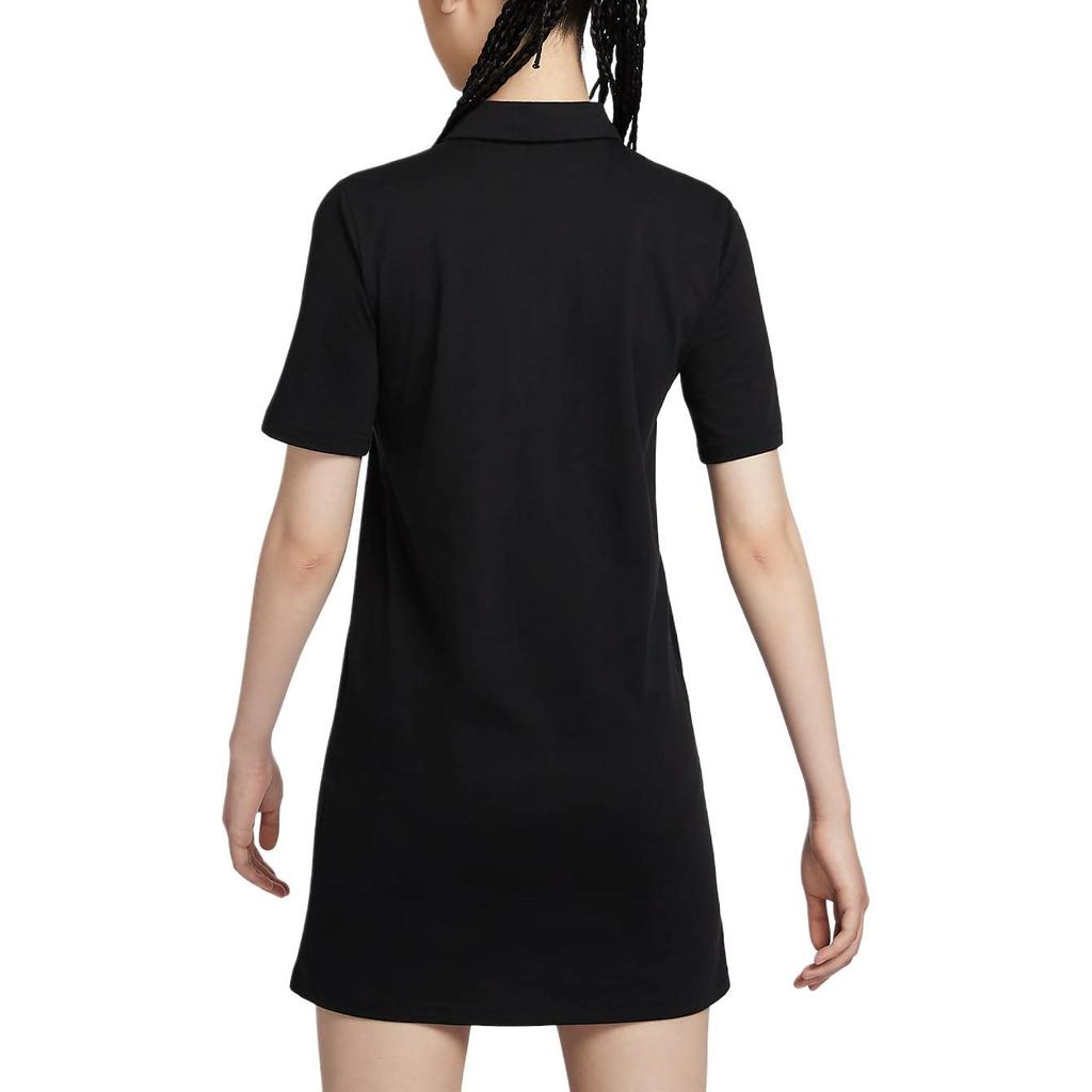 Nike Sportswear Short Sleeved Dress Women's Black/White HJ8149-010