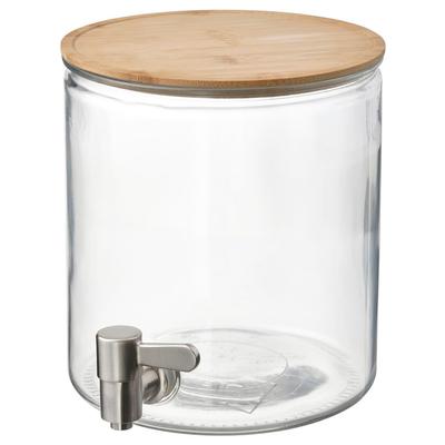 IKEA 365+: 4 L Bambusový/Čirý Skleněný Dávkovač Nápojů (205.391.03/20539103)