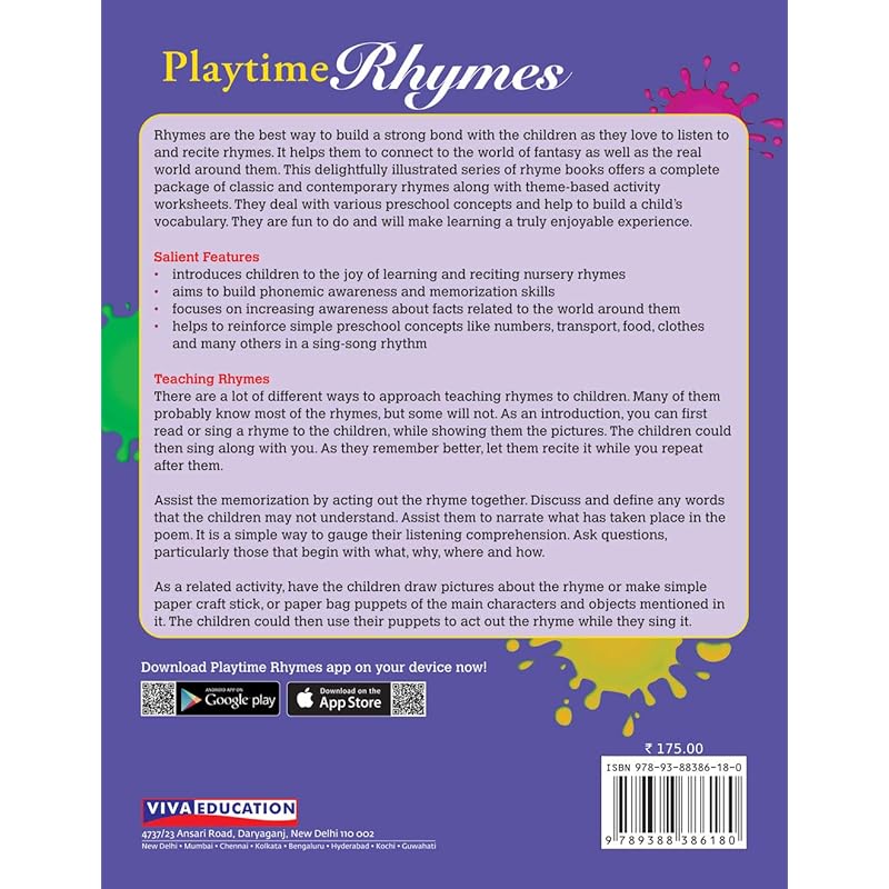 Rhymes  Playtime Rhymes, 2019 Ed.