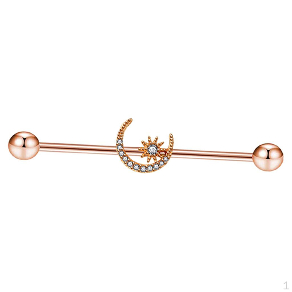 Elegant Stainless Steel Barbell Jewelry for Special Occasions