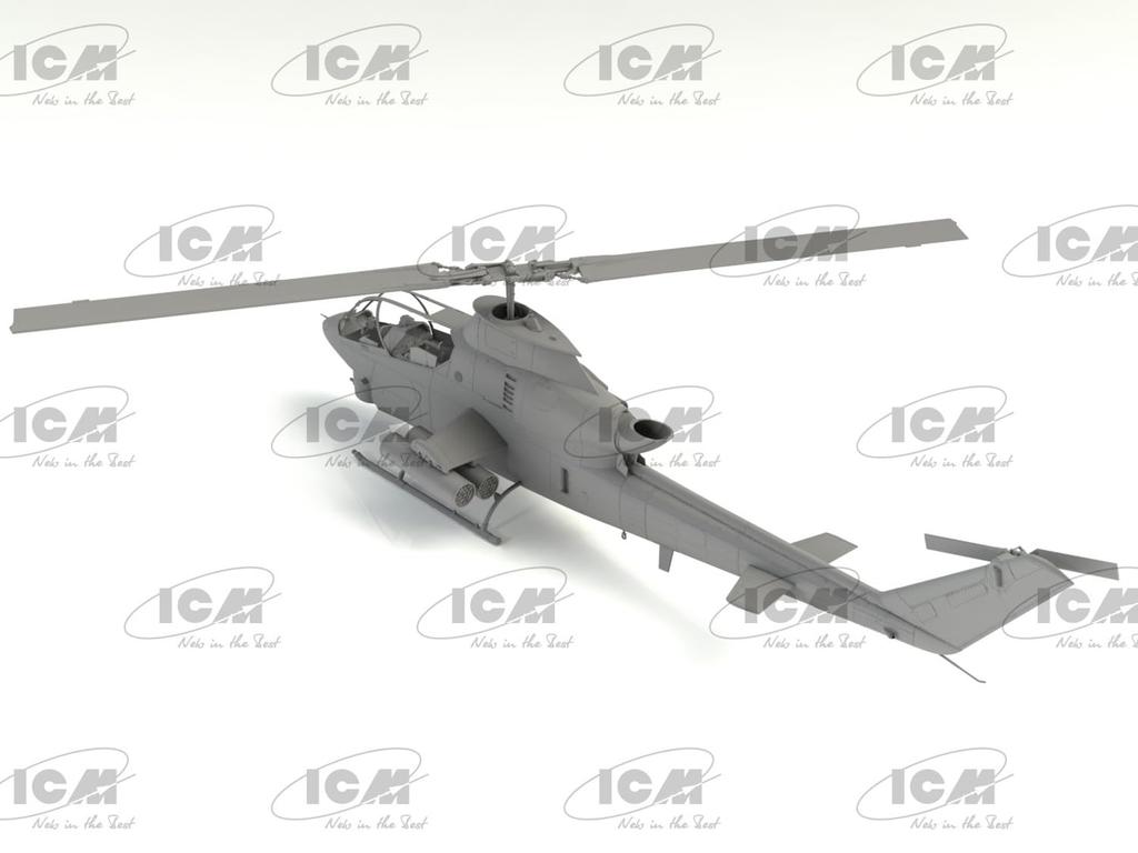 ICM Maßstab US Army Cobra mit Vietnamkrieg US Helikopterpilot Plastikmodellbausatz 32062 1/32 AH-1G