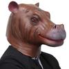Masque hippopotame Halloween couvre-chef Nouveau masque hippopotame idiot cos Masques d'animaux amusants pour farces